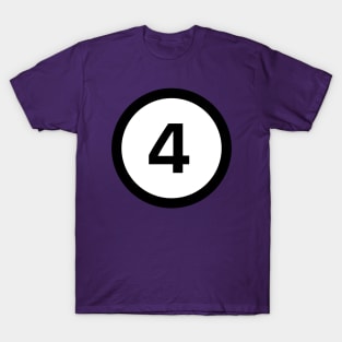 Halloween Billiard Pool Ball 4 four Group Costume T-Shirt